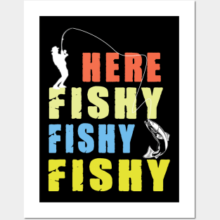 Funny Fishing Posters and Art